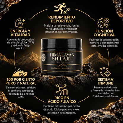 Himalayan Shilajit: Recuperá el impulso que sentís que te falta durante el día